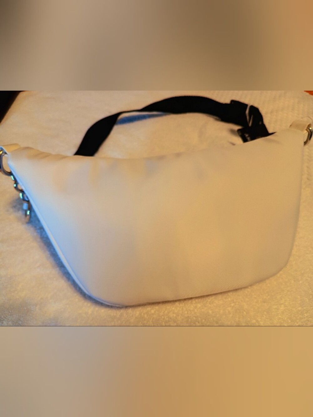 DKNY White Crossbody Belt Bag - Picture 6 of 6